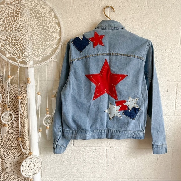 NWT Free People X Understated Leather Lone Star Denim Jacket - Picture 3 of 14